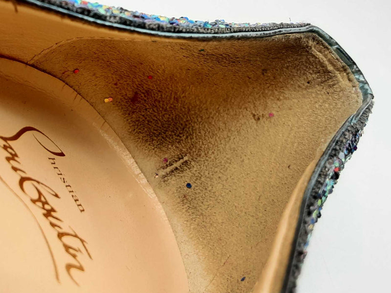 Christian Louboutin So Kate Dragonfly Glitter Heels Size Eu 40 Do0824lrxde