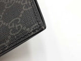 Gucci Kingsnake Print Bifold Wallet In Black & Grey Gg Supreme Coated Canvas Fw0726ezdu