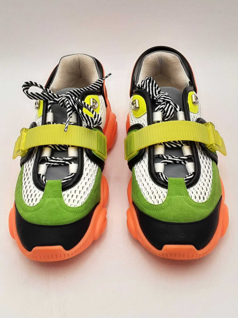 Moschino Couture Fluo Teddy Shoes Sneakers Size 40 Eb1124crsa