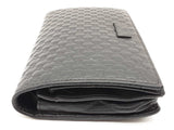 Gucci Black Microguccissima Leather Crossbody Wallet Do0625lxzde