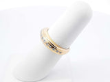 Diamond & 18k Yellow Gold Half-eternity Ring 4.8 Grams Size 5.75 Fw0726rxzdu