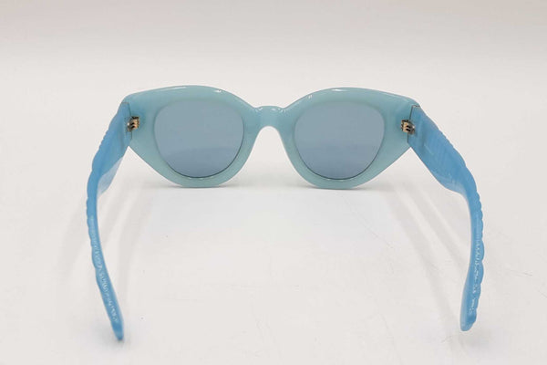 Burberry B4390 Light Blue Meadow Cateye Sunglasses Sd0725wrdu