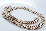 71.65ctw Diamond Cuban Chain Link Necklace 10k Yellow Gold 138.9g Eb1225loxxzdu