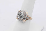 0.41cttw Diamond Ring In 10k Yellow Gold 3.8 Grams Size 7 Eb0826owrsa