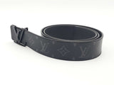 Louis Vuitton Monogram 40mm Matte Black Belt Size 38 Aa0925lrzsa