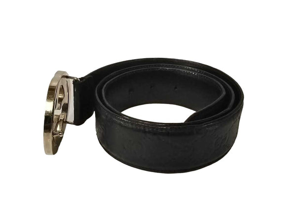 Gucci 114876 Black Belt Buckle Size 36 Jg1128lzxmia