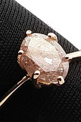 1.0 Ctw "Salt & Pepper" Diamond & 10k Yellow Gold Ring 5 Gram Size 7 Fw0725wozdu