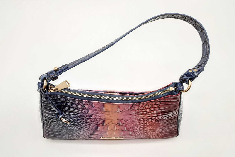 Brahmin Crocodile Embossed Esme Magic Ombre Shoulder Bag Lh1024crde