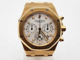 Audemars Piguet 40 Royal Oak White Dial 18k Yellow Gold Watch Do0425wcxzxde