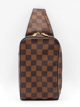 Louis Vuitton Geronimos Sling Bag In Damier Ebene Coated Canvas Fw0826wrxdu