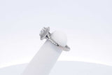 Approx. 1.31ctw Diamond Ring In 18k White Gold 6.2 Grams Size 2.5 Eb1124wxxzsa