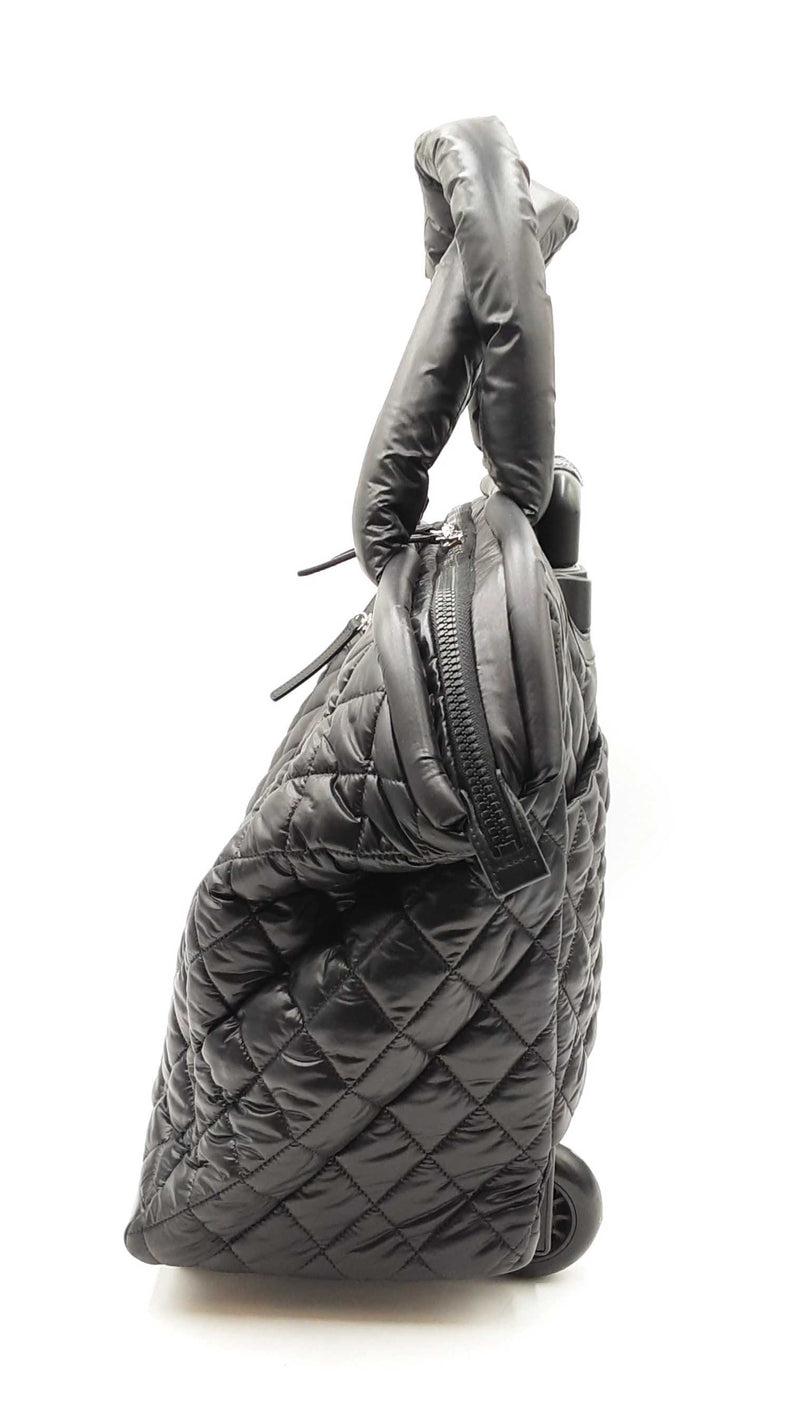 Chanel 2012 Cocoon Diamond Quilted Trolley In Black Sd0925ezxdu