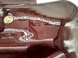 Louis Vuitton Red Amarante Vernis Sobe Patent Leather Clutch Bag Do1124rxzde