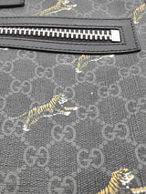 Gucci Gg Monogram Web Tiger Print Coated Canvas Messenger Bag Fw1024orxsa