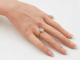 3.02 Cttw Lab-grown Diamond & 18k Yellow Gold Ring 4.1 Gram Size 5.5 Fw1225rzxdu
