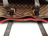 Louis Vuitton Hampstead Mm Bag In Damier Ebene Coated Canvas Fw0626irxdu