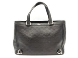 Gucci Abbey Tote Bag In Gg Guccissima Black Leather Fw0525orzdu