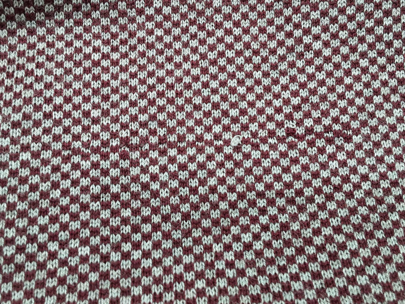 Louis Vuitton Signature Logo Red Gray Wool Scarf Do1025lrxde