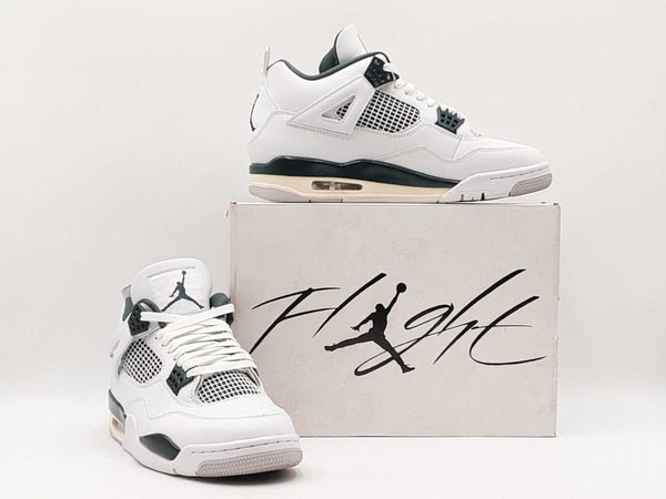 Nike Air Jordan 4 Retro "Oxidized Green" Sneakers Size Us 10 Fw0925cxdu