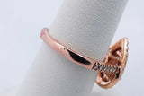 Approx. 1.15ctw Diamond Ring In 14k Rose Gold 6.3 Grams Size 6.75 Eb0125crxsa