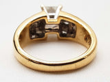 1.06 Carat Diamond 18k Yellow Gold 8.3g Ring Size 6.25 Do0724ooxzde