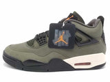 Jordan Retro 4 Undefeated Rerelease Green Shoes Size 9.5 Aa0926lzxsa