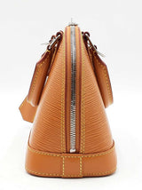 Louis Vuitton Alma Bb Bag In Honey Gold Epi Leather & Jacquard Bandoulière Strap Fw0626lzxzdu