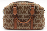 Michael Kors Logo Canvas Mini Duffle Satchel Crossbody Bag Eb0126wxde