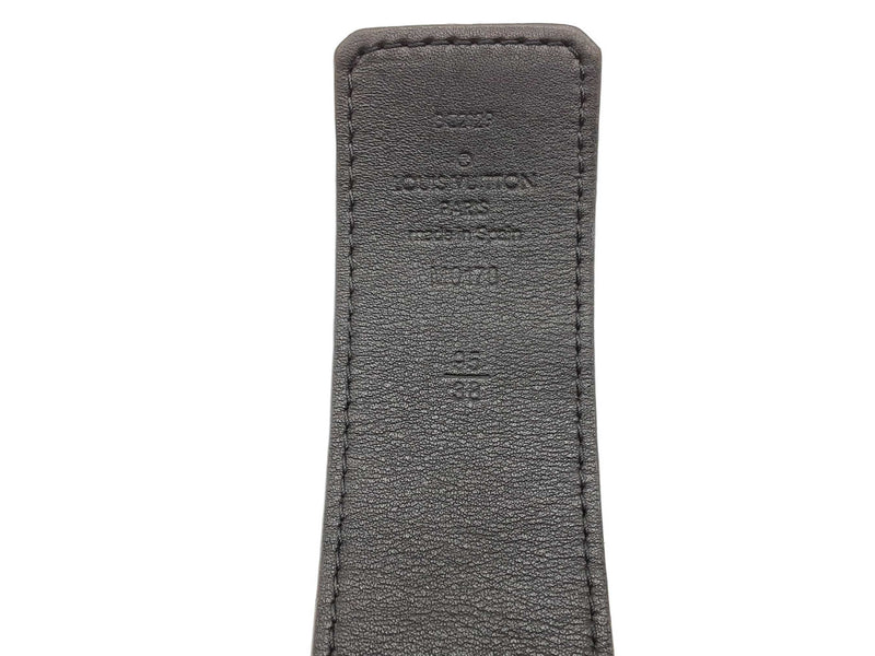 Louis Vuitton Lv Circle Reversible Black Belt 95/38 Sd1125lcrde