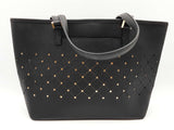 Michael Kors Laser Cut Black Saffiano Leather Tote Bag Do0826oxde