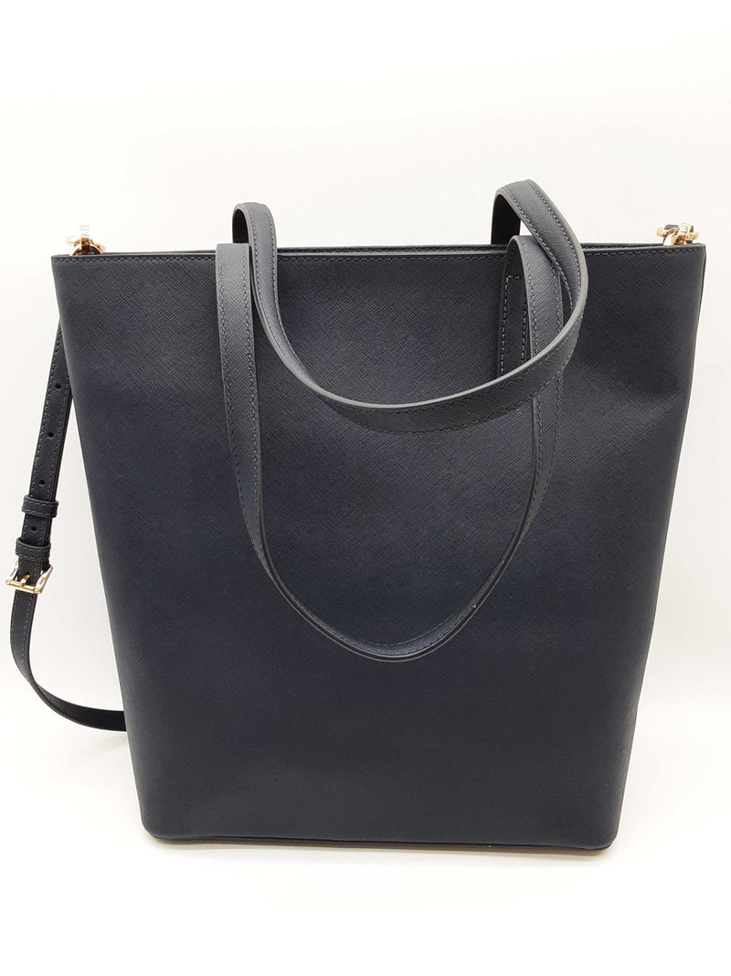 Michael Kors Hayley Blue Saffiano Leather Large Top Zip Tote Bag Do0925wxde