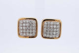 1.5ctw Diamond Stud Earrings In 14k Yellow Gold 6.4 Grams Eb0225wxzsa