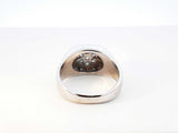 0.84 Ctw Diamond & 14k Two-tone Gold Watch Bezel Ring 14g Size 10.75 Fw0826ierdu