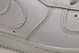Nike Air Force 1 White Leather Sneakers Size 7 Dd8959-100 Eb0226orsa