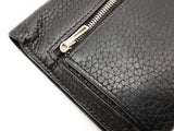 Hermes Dogon Noir Black Clemence Palladium Hardware Wallet Do0426rxzde