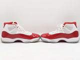 Nike Air Jordan 11 Retro "Cherry" Red & White Sneakers Size 14 Fw0325lxzdu
