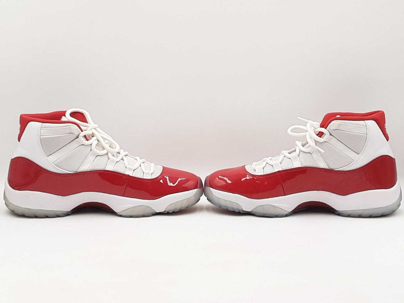 Nike Air Jordan 11 Retro "Cherry" Red & White Sneakers Size 14 Fw0325lxzdu