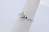 0.2ctw Diamond Ring In 10k White Gold 1.4 Grams Size 6.25 Eb0926sxde