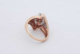 0.94cttw Diamond Ring In 14k Yellow Gold 4.8 Grams Size 5 Eb0726rxzsa