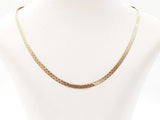 14k Yellow Gold Cleopatra Herringbone Necklace 7.8 Grams 16.5 Inch Fw0726orzdu