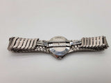 Tiffany & Co 28mm Metro Blue Dial Diamond Bezel Steel Quartz Watch Do0725lrxzde