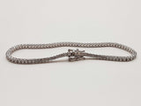 1.90 Cttw Lab Grown Diamonds 0.925 Silver 6.2g Tennis Bracelet 6.75 In Do0325ooxde