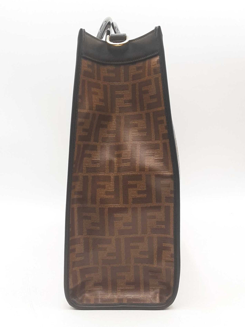 Fendi Zucca Runaway Shopper Tote Bag Eb0425srxsa