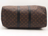 Louis Vuitton Monogram Keepall 45 Macassar Bandouliere Brown Aa1125lwcrsa