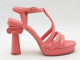 Chanel Goatskin Parthenon Platform Heels Pink Size 36 Aa0525crsa