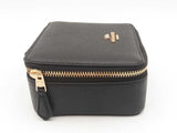 Coach Black Leather Travel Jewelry Case Sd1225ozsa