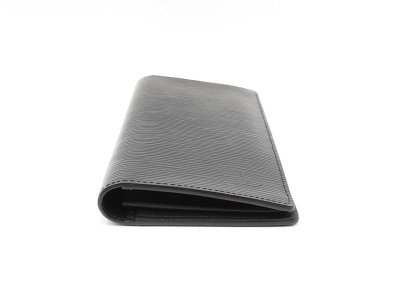 Louis Vuitton Brazza Long Bifold Wallet In Black Epi Leather Fw0225lrzdu