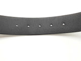 Salvatore Ferragamo Ganici Black Leather Large Metal Buckle Belt Do0326lorde