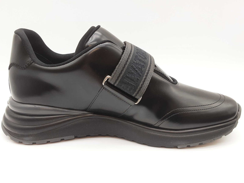 Salvatore Ferragamo Tommy Nero Black Leather Slip On Shoes Size 9m Do0825lxzde