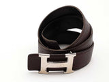 Hermes Reversible Brown Belt / Buckle Size 40 - 42 Aa0526lzxsa
